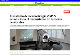 El ZAP-x de IRCA en prensa Revista Medica Planta Doce_1