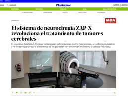 El ZAP-x de IRCA en prensa Revista Medica Planta Doce_1