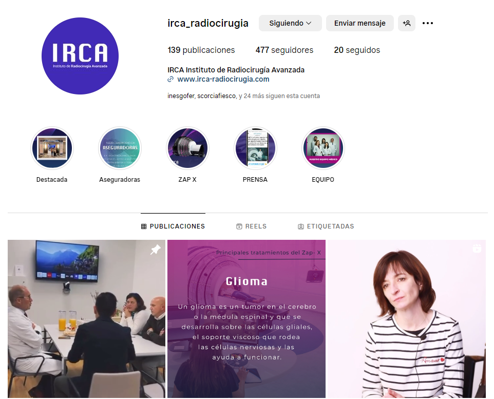 Instagram IRCA